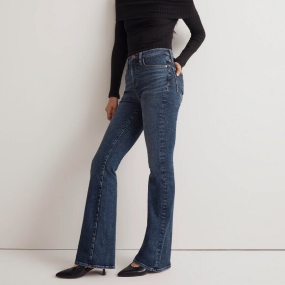 Madewell Skinny Flare Jeans in Alvord Wash: Instacozy Edition, Size 33 - Picture 1 of 5